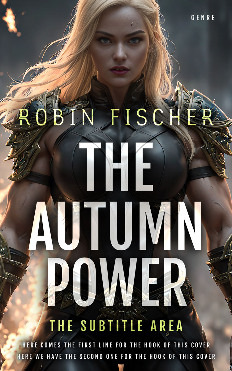 2D view of Premade Science Fiction Book Cover - Dune