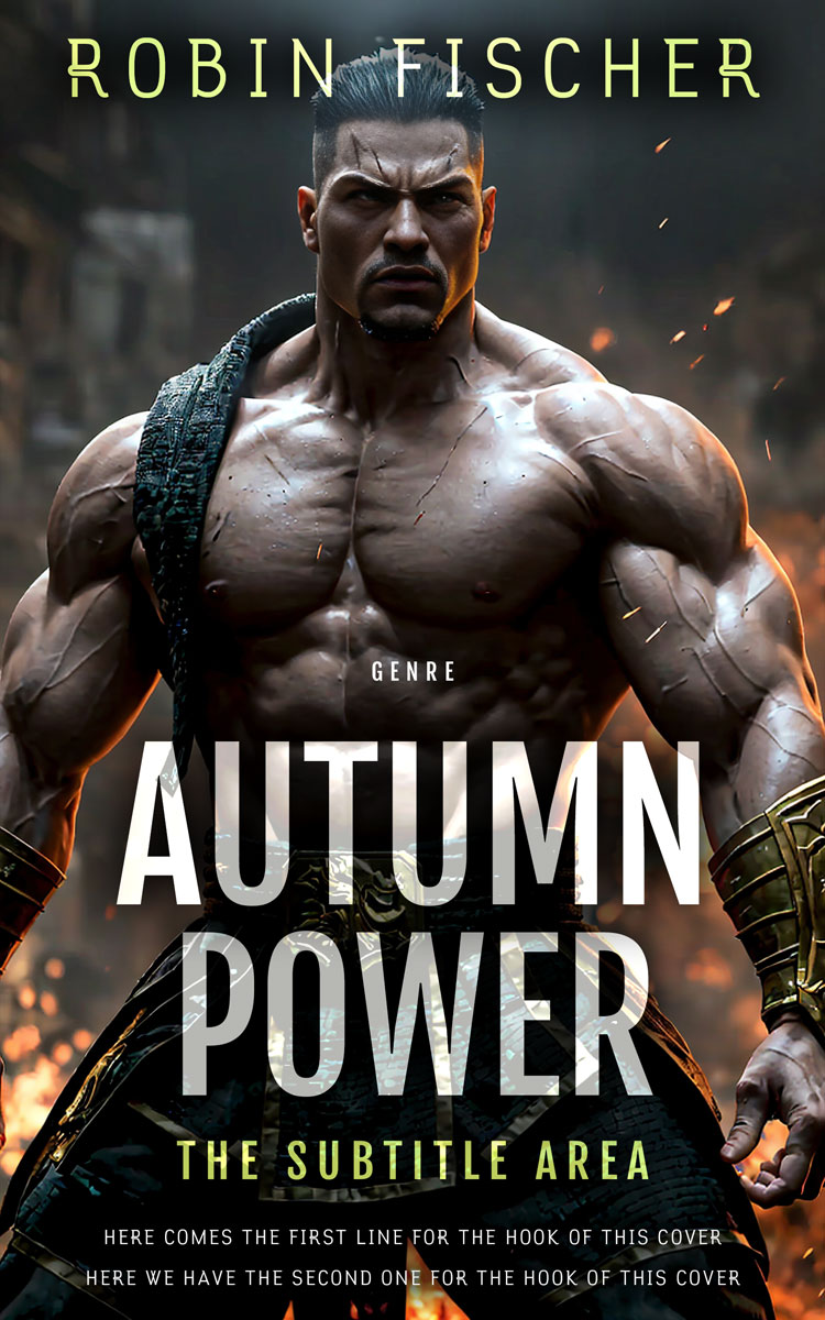 2D view of Premade Fantasy Book Cover - Dune