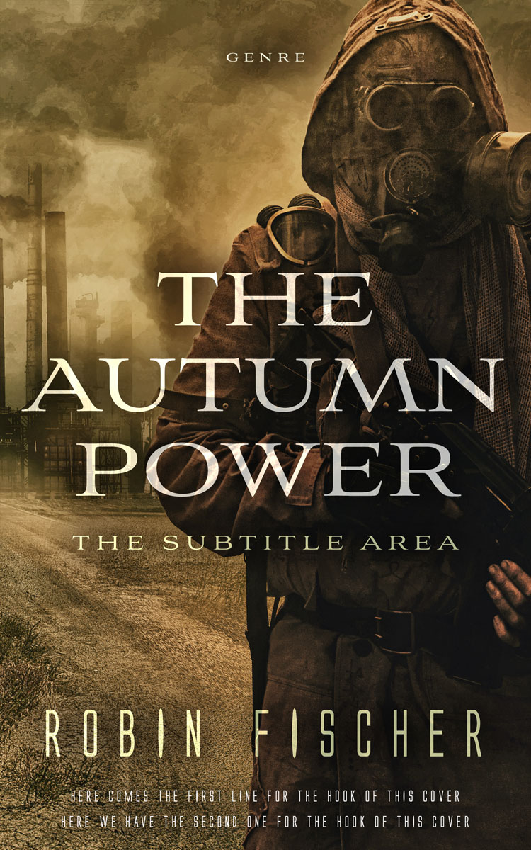 2D view of Premade Apocalyptica Book Cover - Oil