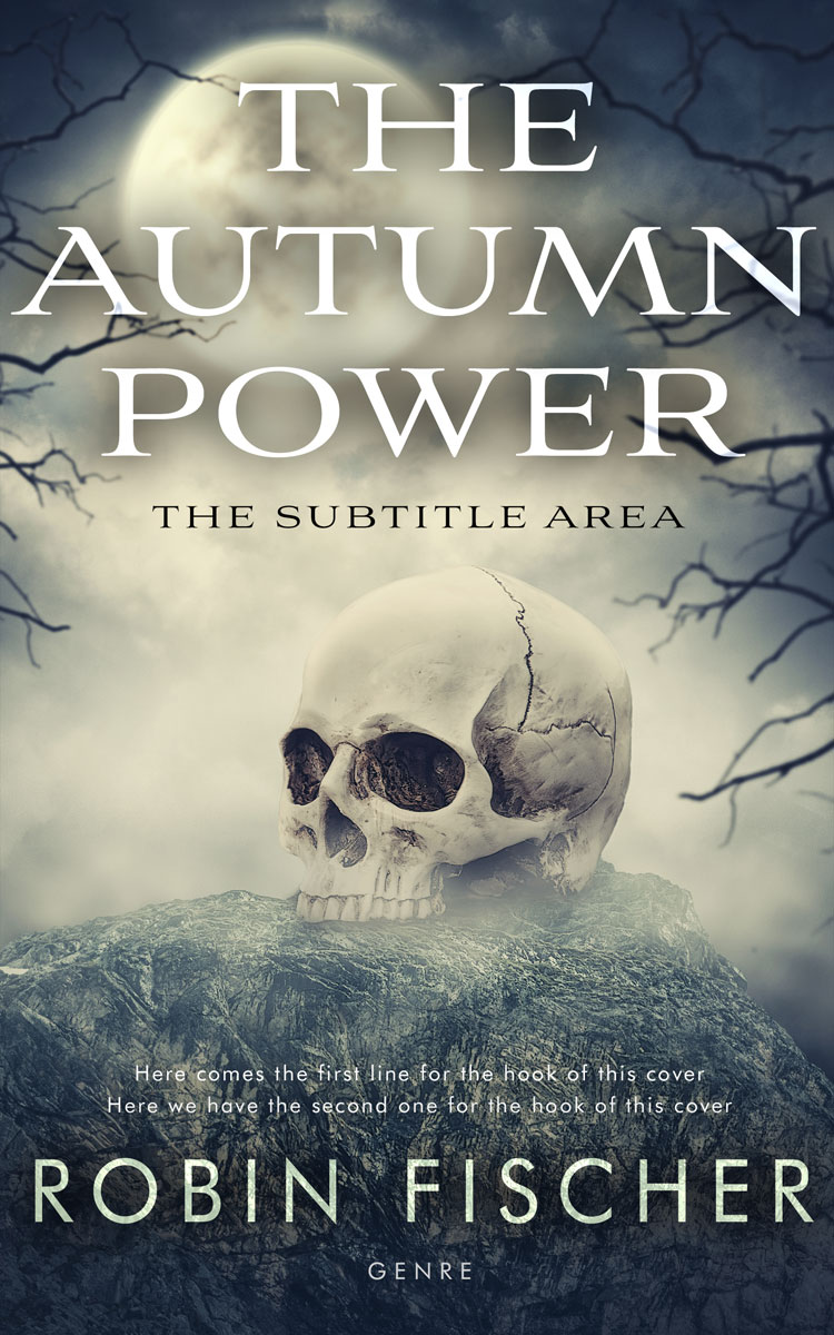 2D view of Premade Horror Book Cover - Eagle