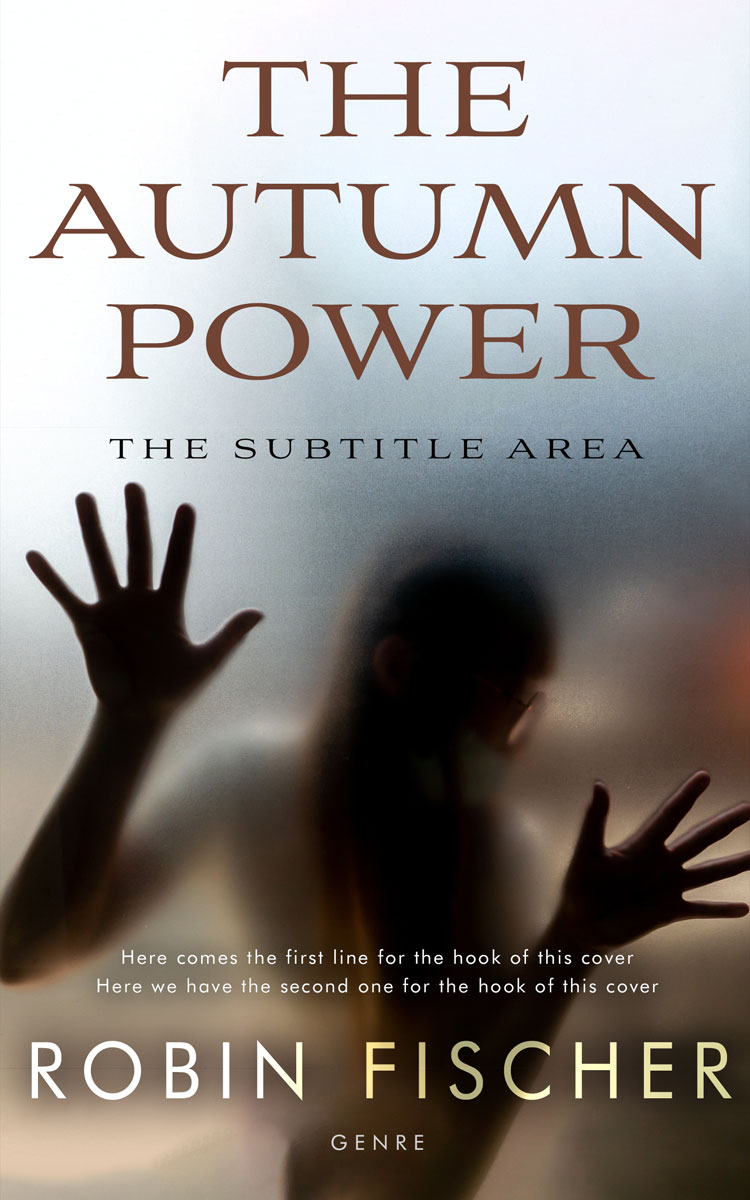 2D view of Premade Mystery & Thriller & Suspense Book Cover - Taupe