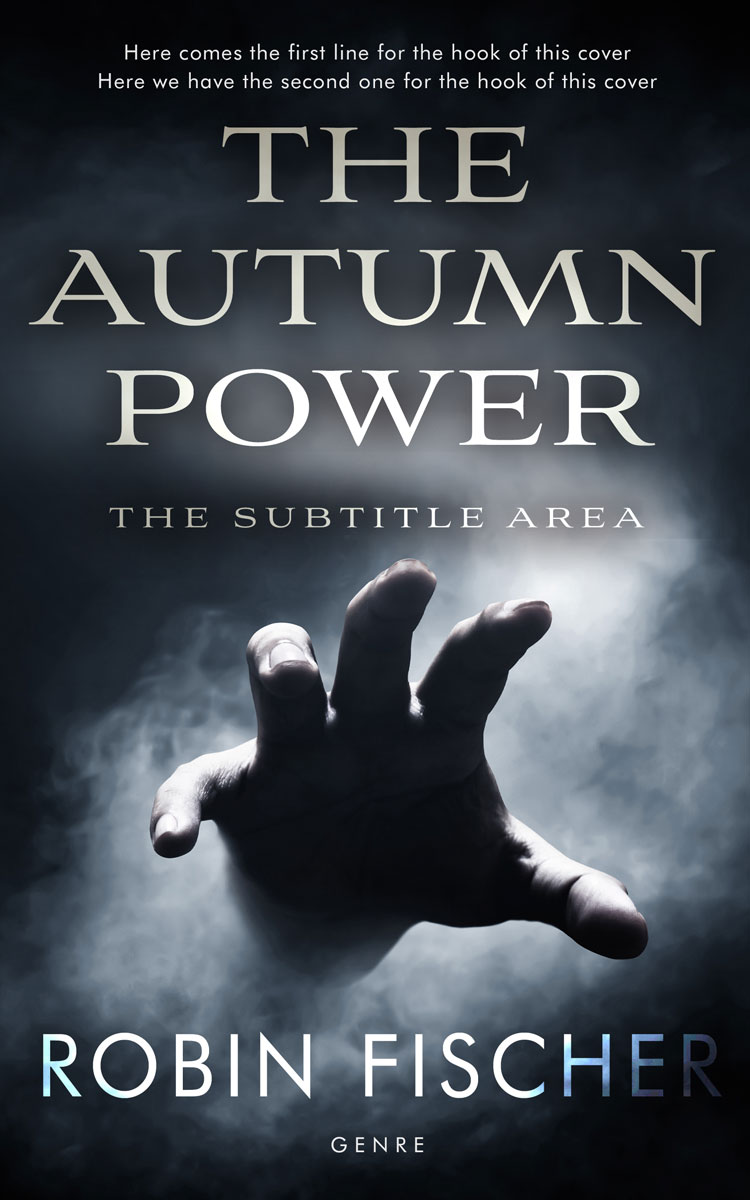 2D view of Premade Horror Book Cover - Ebony Clay