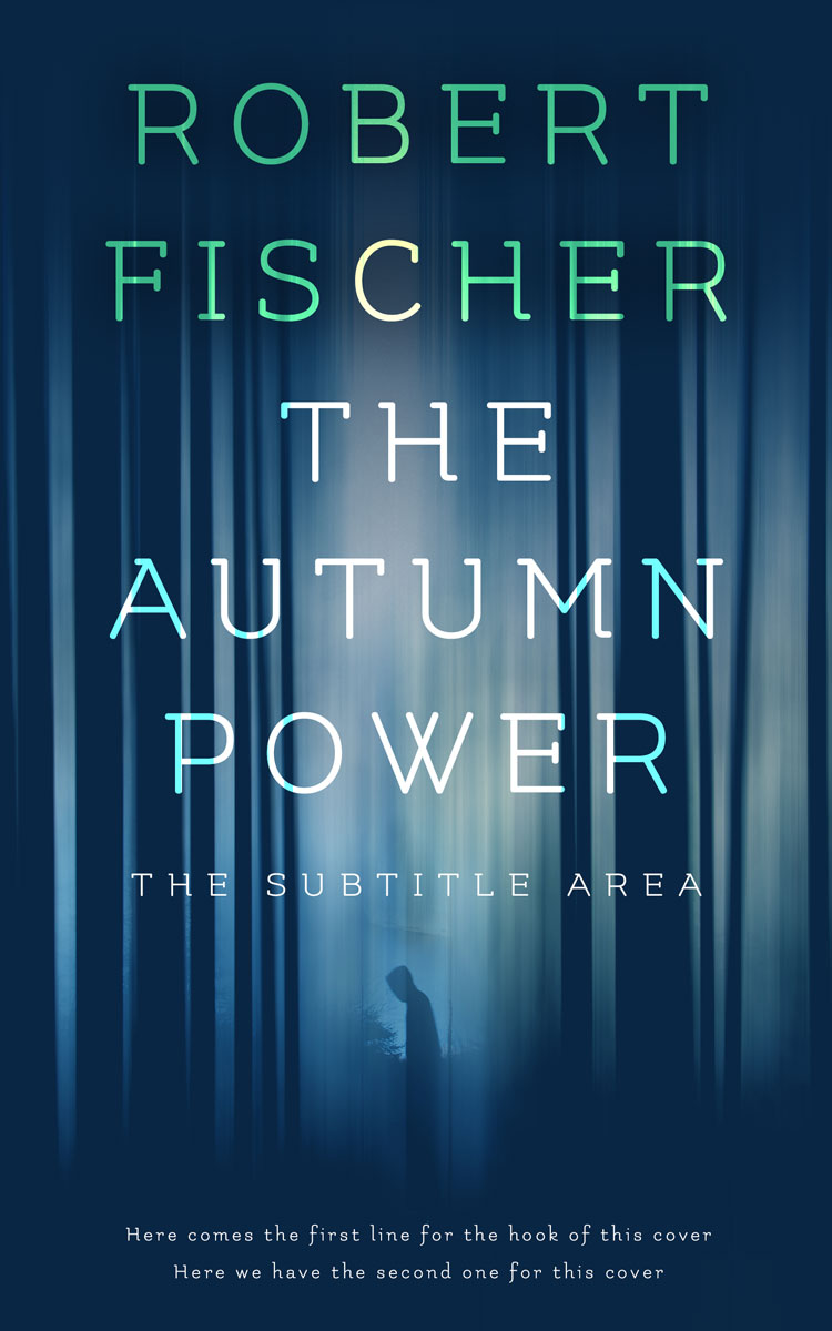 2D view of Premade Mystery & Thriller & Suspense Book Cover - Black