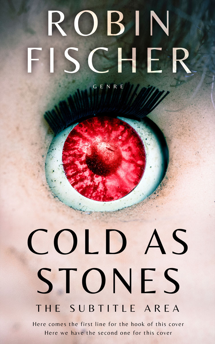 2D view of Premade Horror Book Cover - Outer Space