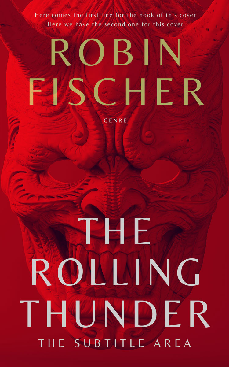 2D view of Premade Fantasy Book Cover - Monarch