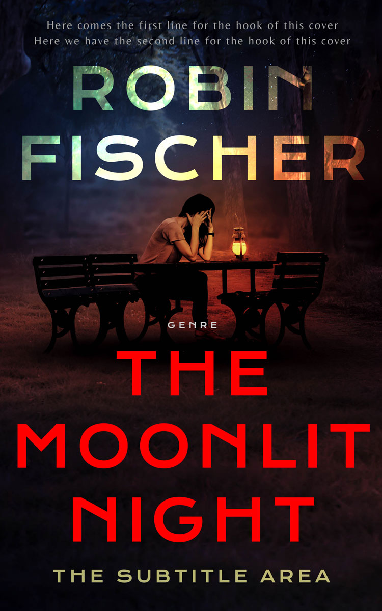 2D view of Premade Romance Book Cover - Thunder