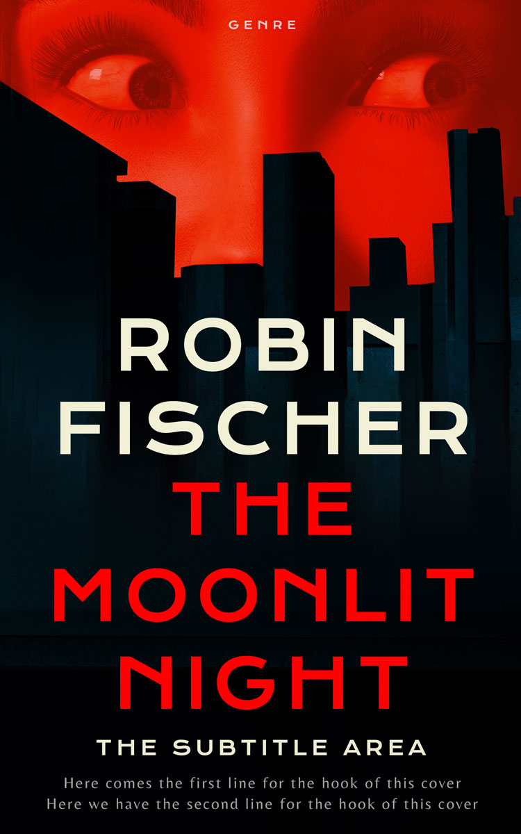 2D view of Premade Mystery & Thriller & Suspense Book Cover - Bunker