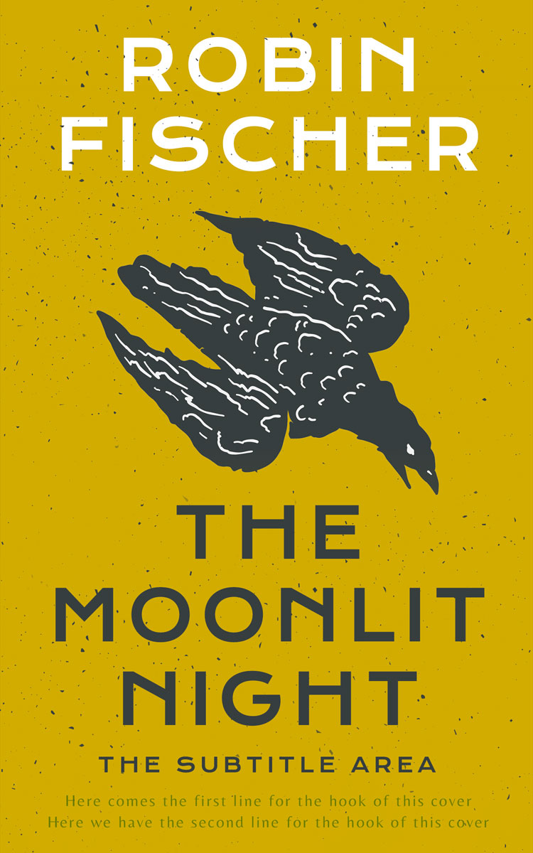 2D view of Premade Horror Book Cover - Buddha Gold