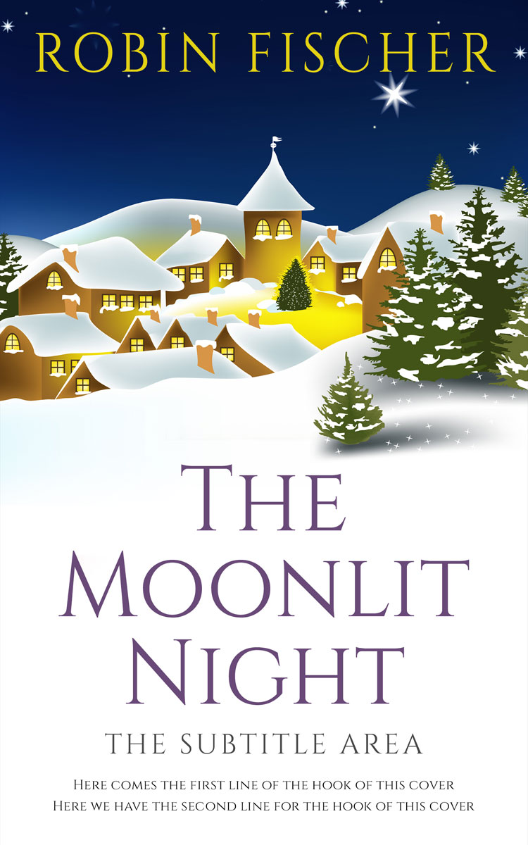 2D view of Premade Children's Book Cover - White Rock