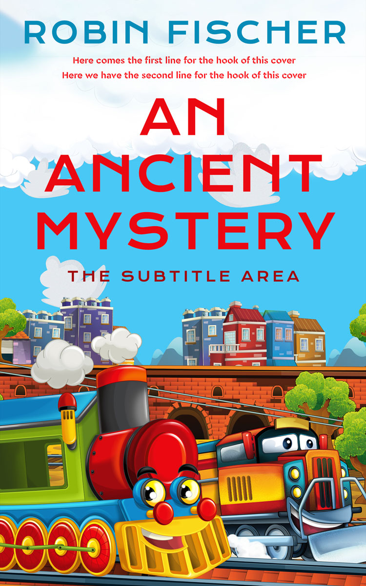 2D view of Premade Children's Book Cover - Thunderbird