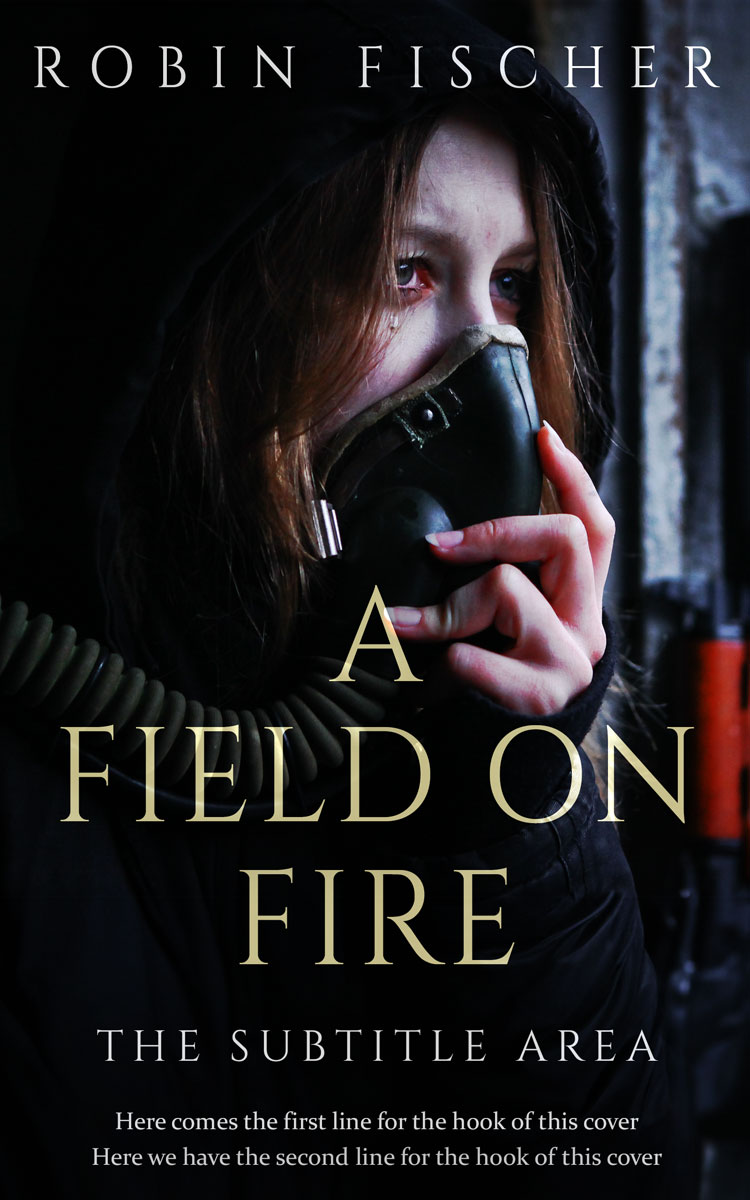 2D view of Premade Apocalyptica Book Cover - Woodsmoke