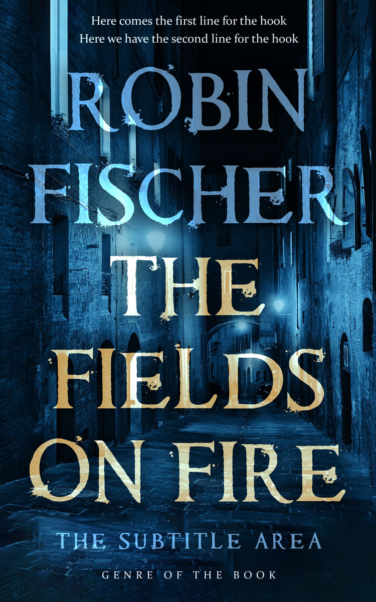 2D view of Premade Horror Book Cover - Black Pearl