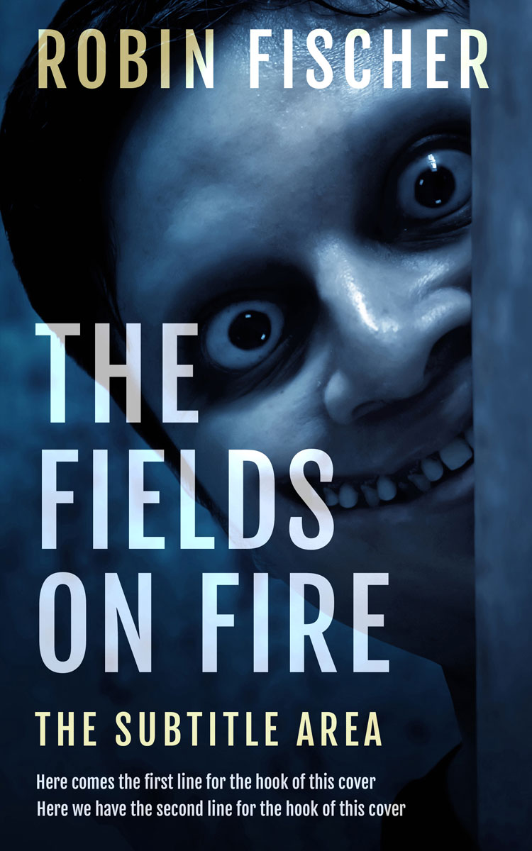 2D view of Premade Horror Book Cover - Big Stone