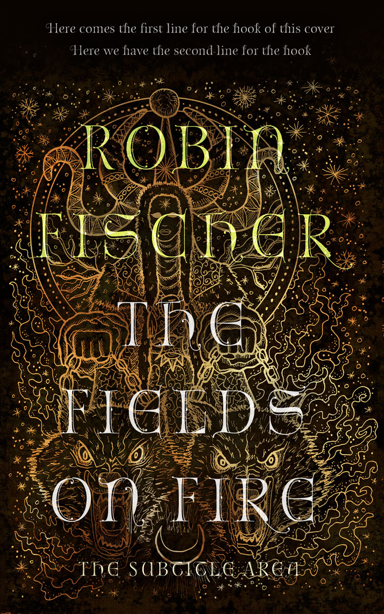 2D view of Premade Fantasy Book Cover - Crowshead