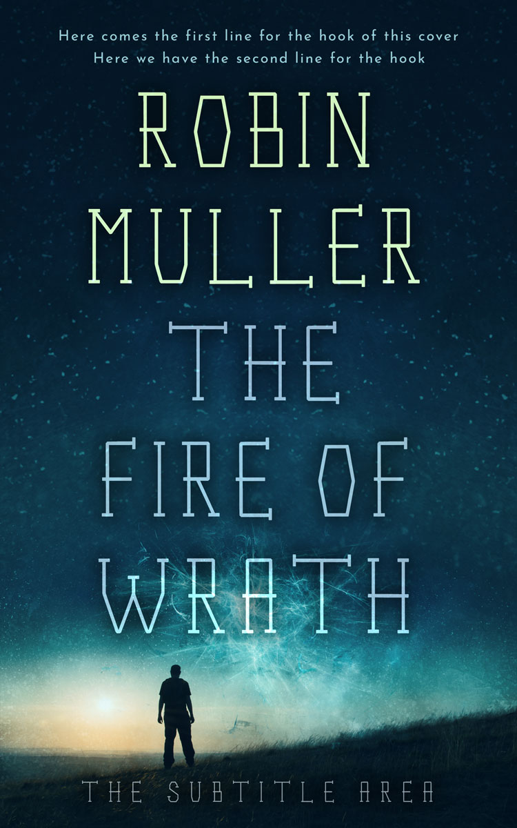 2D view of Premade Mystery & Thriller & Suspense Book Cover - Tiber