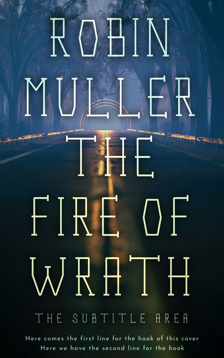 2D view of Premade Paranormal & Urban Book Cover - Gable Green