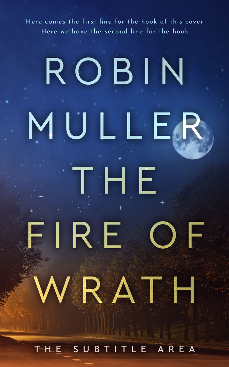 2D view of Premade Fantasy Book Cover - Ebony Clay