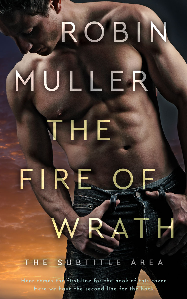 2D view of Premade Erotica Book Cover - Cocoa Brown