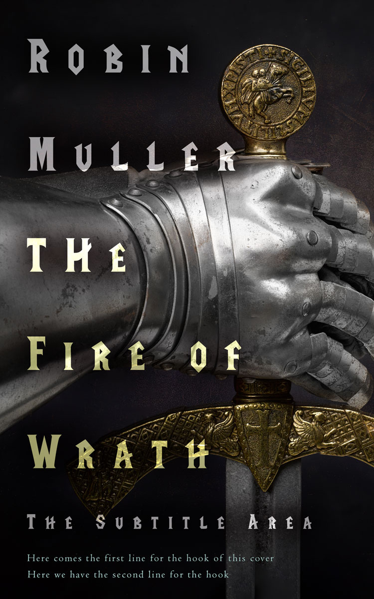 2D view of Premade Historical Book Cover - Cod Gray