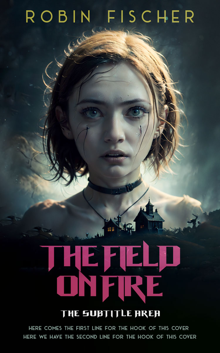 2D view of Premade Horror Book Cover - Bunker