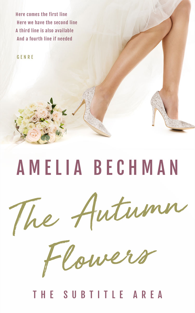 2D view of Premade Romance Book Cover - Pearl Bush