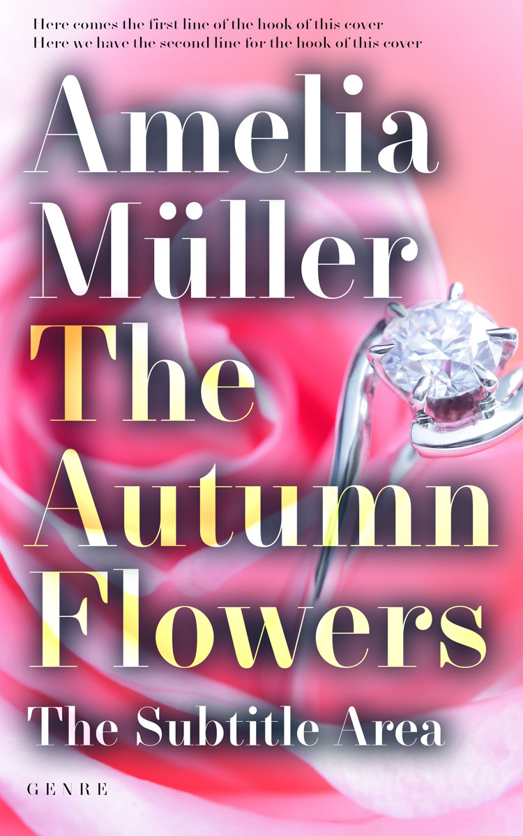 2D view of Premade Romance Book Cover - Viola