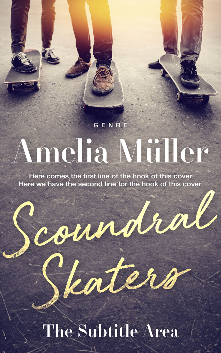 2D view of Premade Teen & Young Adult Book Cover - Old Lavender