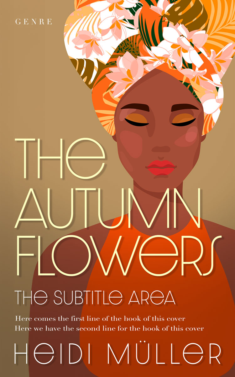 2D view of Premade Teen & Young Adult Book Cover - Cognac