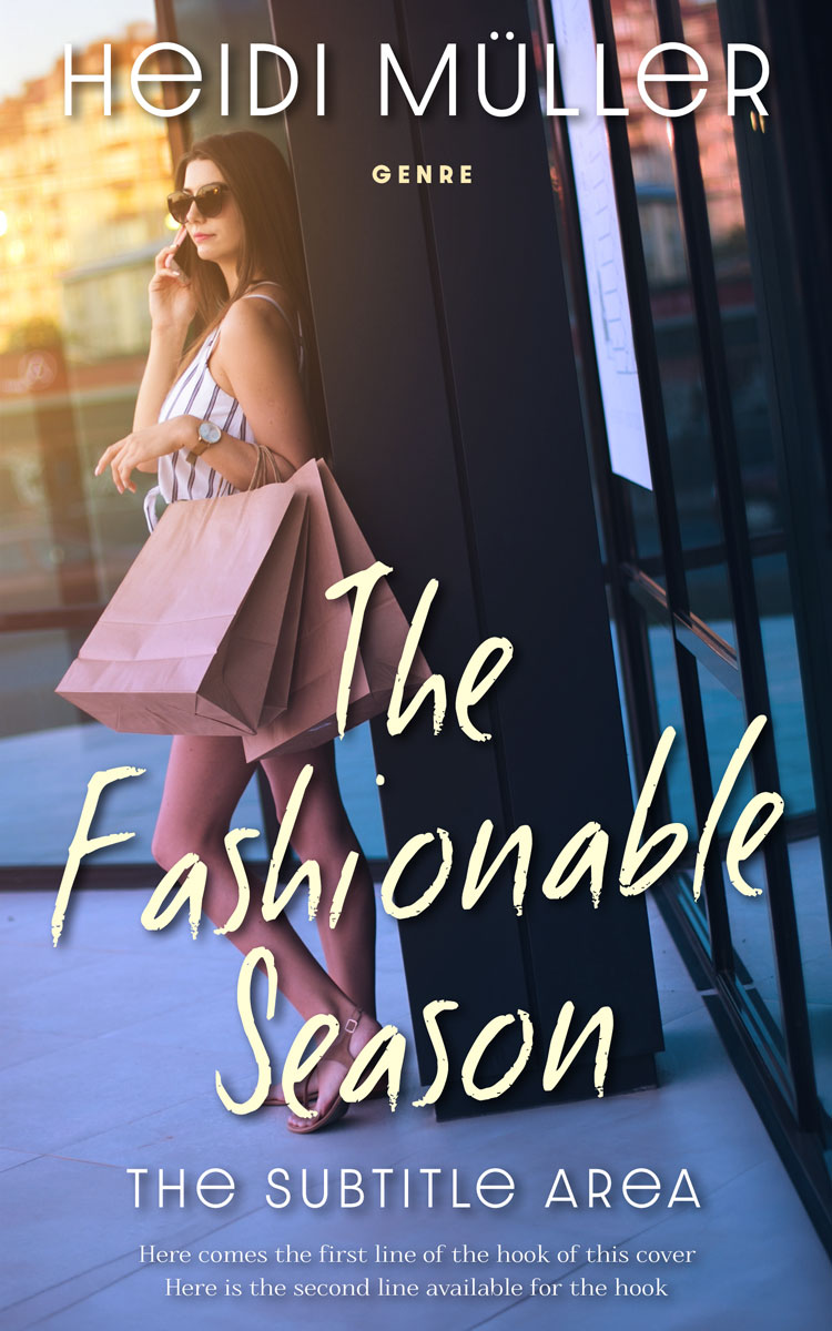 2D view of Charade #28403 - Premade Literary Fiction Book Cover