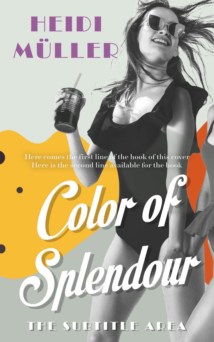 2D view of Premade Teen & Young Adult Book Cover - Pumice