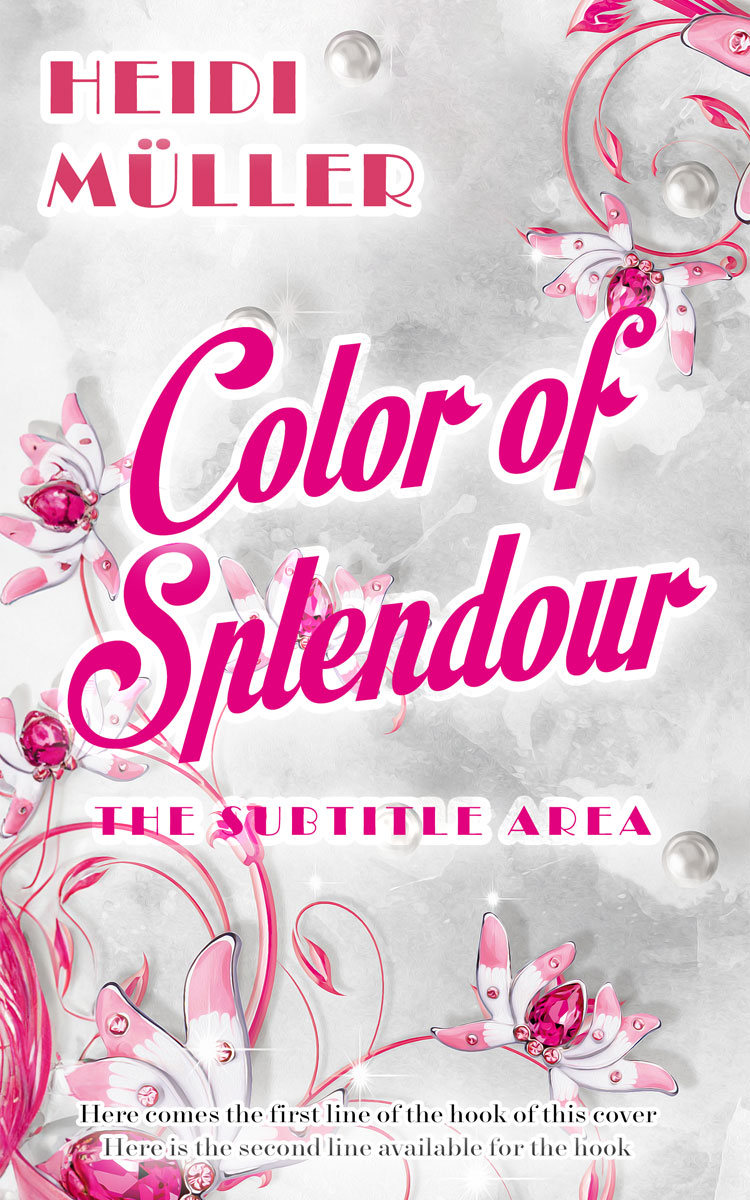 2D view of Premade Romance Book Cover - Bon Jour