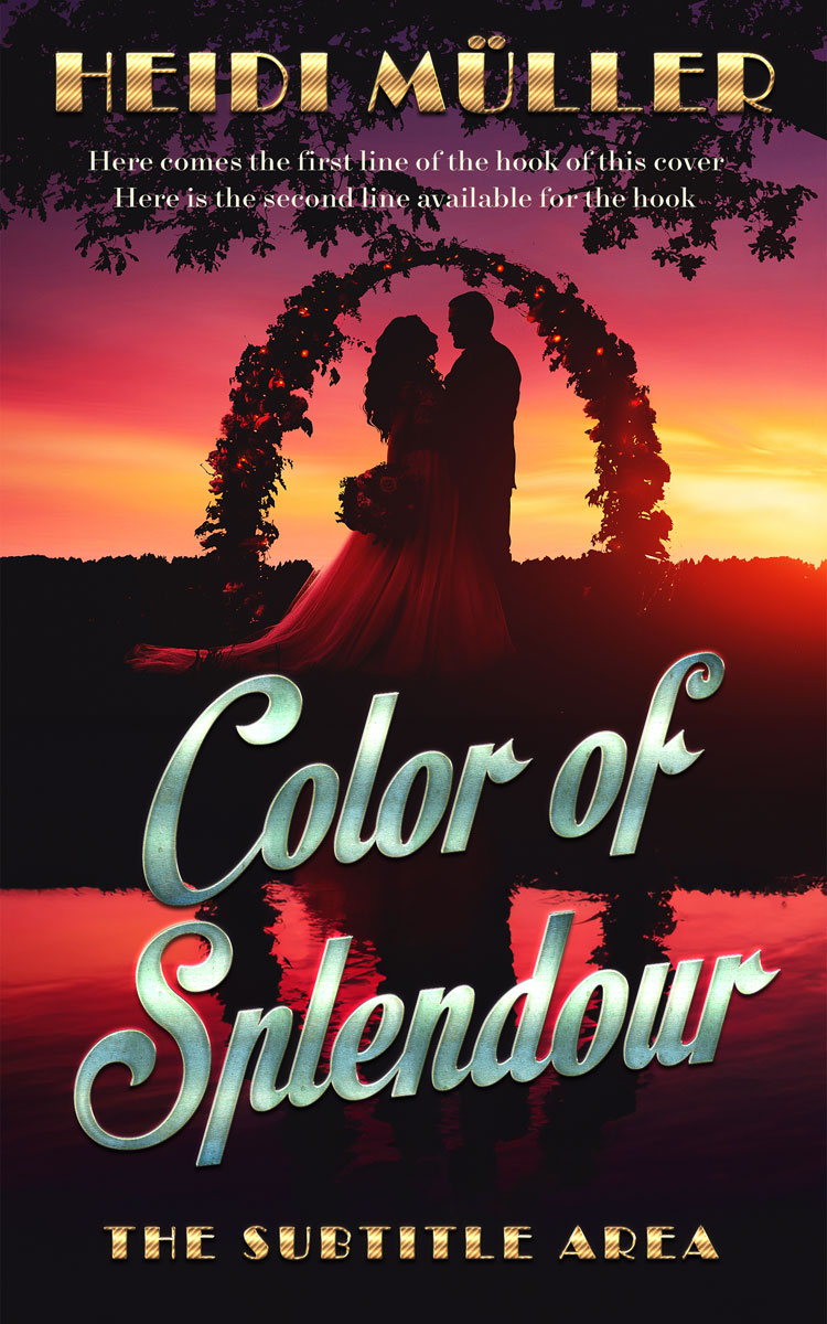 2D view of Premade Romance Book Cover - Japonica