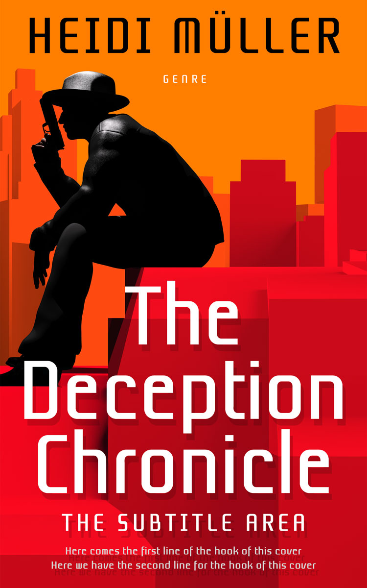 2D view of Premade Mystery & Thriller & Suspense Book Cover - Thunderbird