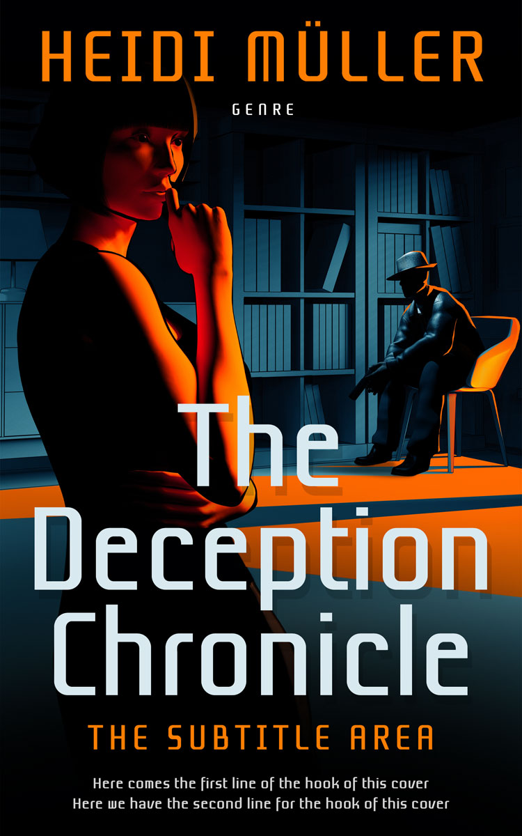 2D view of Premade Mystery & Thriller & Suspense Book Cover - Copperfield