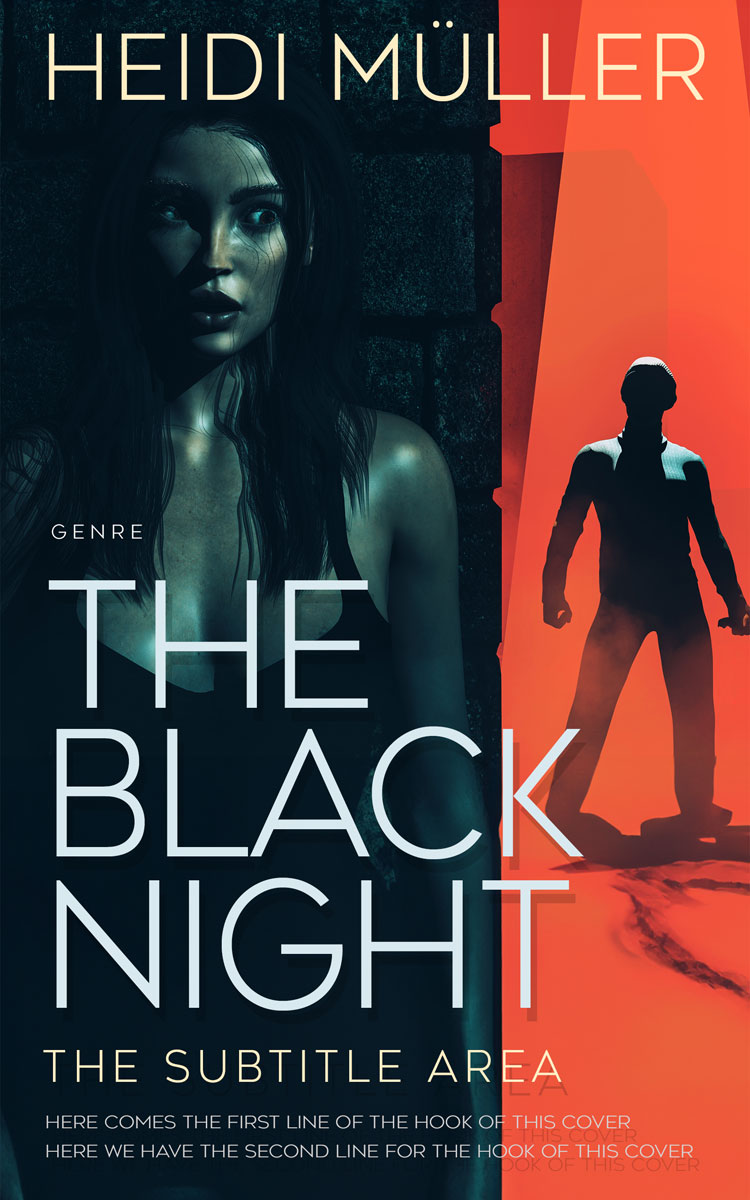 2D view of Premade Mystery & Thriller & Suspense Book Cover - Aztec