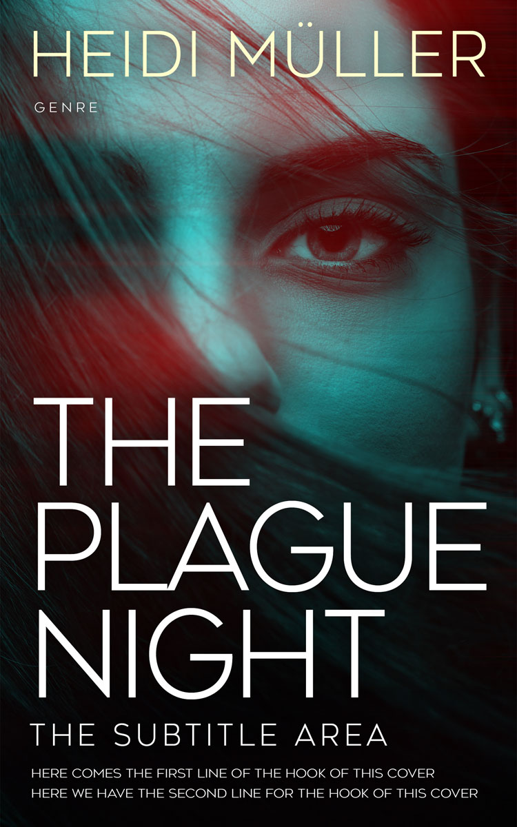 2D view of Premade Romance Book Cover - Thunder