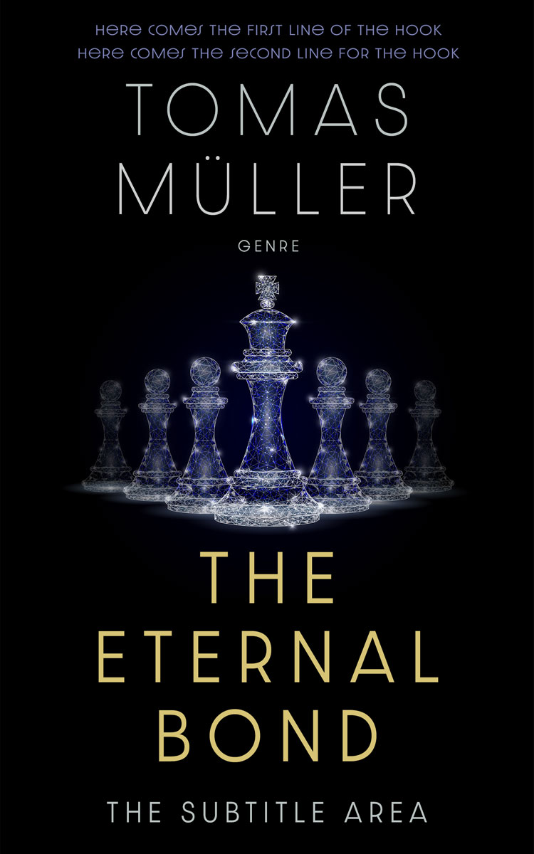 2D view of Premade Business Book Cover - Cinder