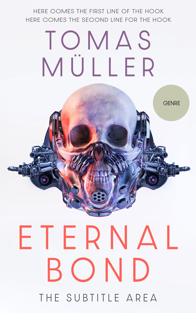 2D view of Premade Horror Book Cover - Whisper