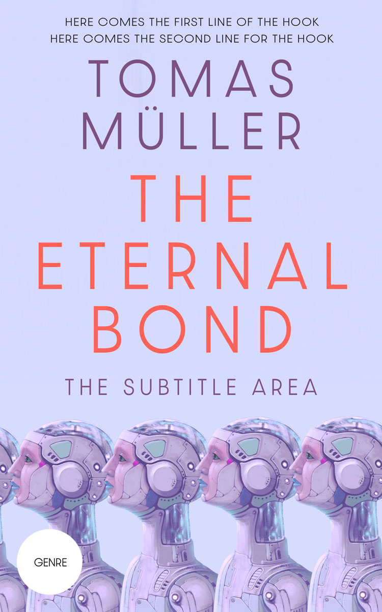 2D view of Premade Science Fiction Book Cover - Moon Raker