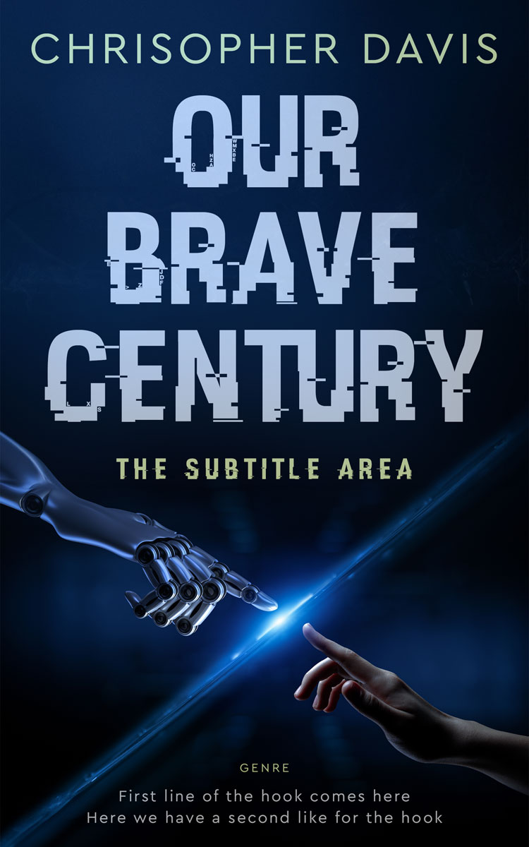 2D view of Premade Science Fiction Book Cover - Black Pearl