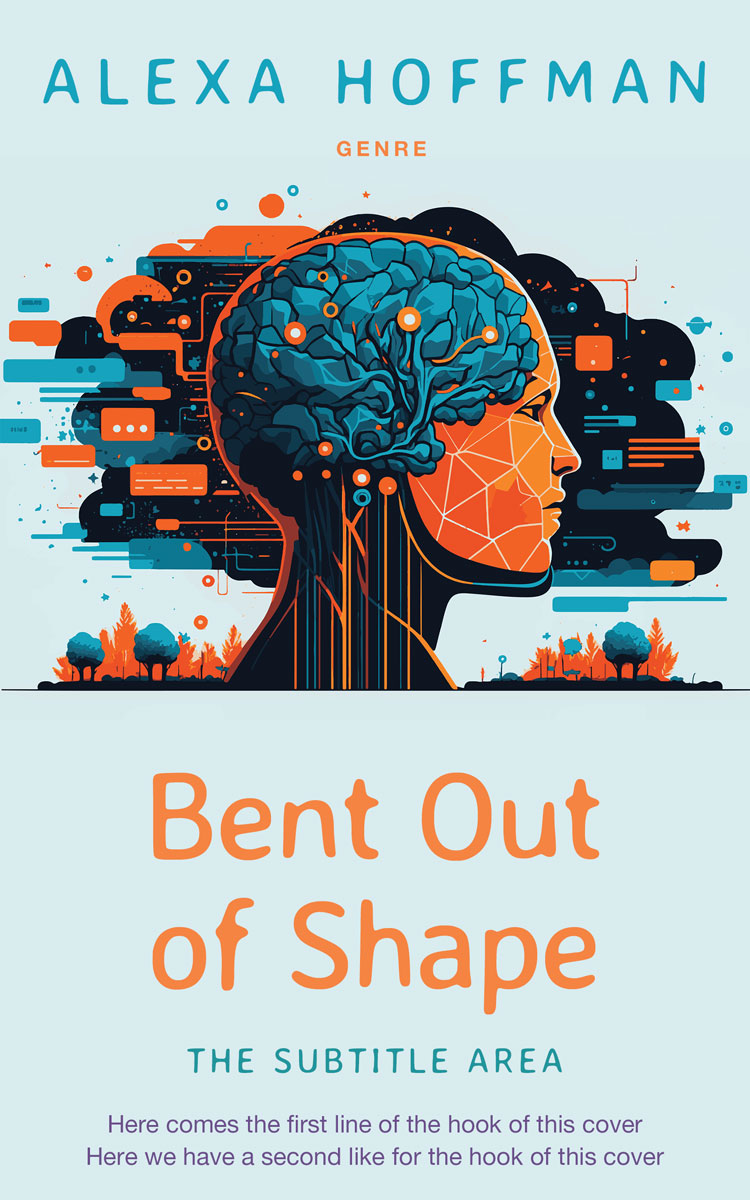 2D view of Premade Health & Mind & Body Book Cover - Elephant