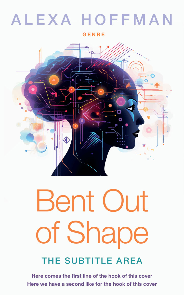 2D view of Premade Business Book Cover - Ebony Clay