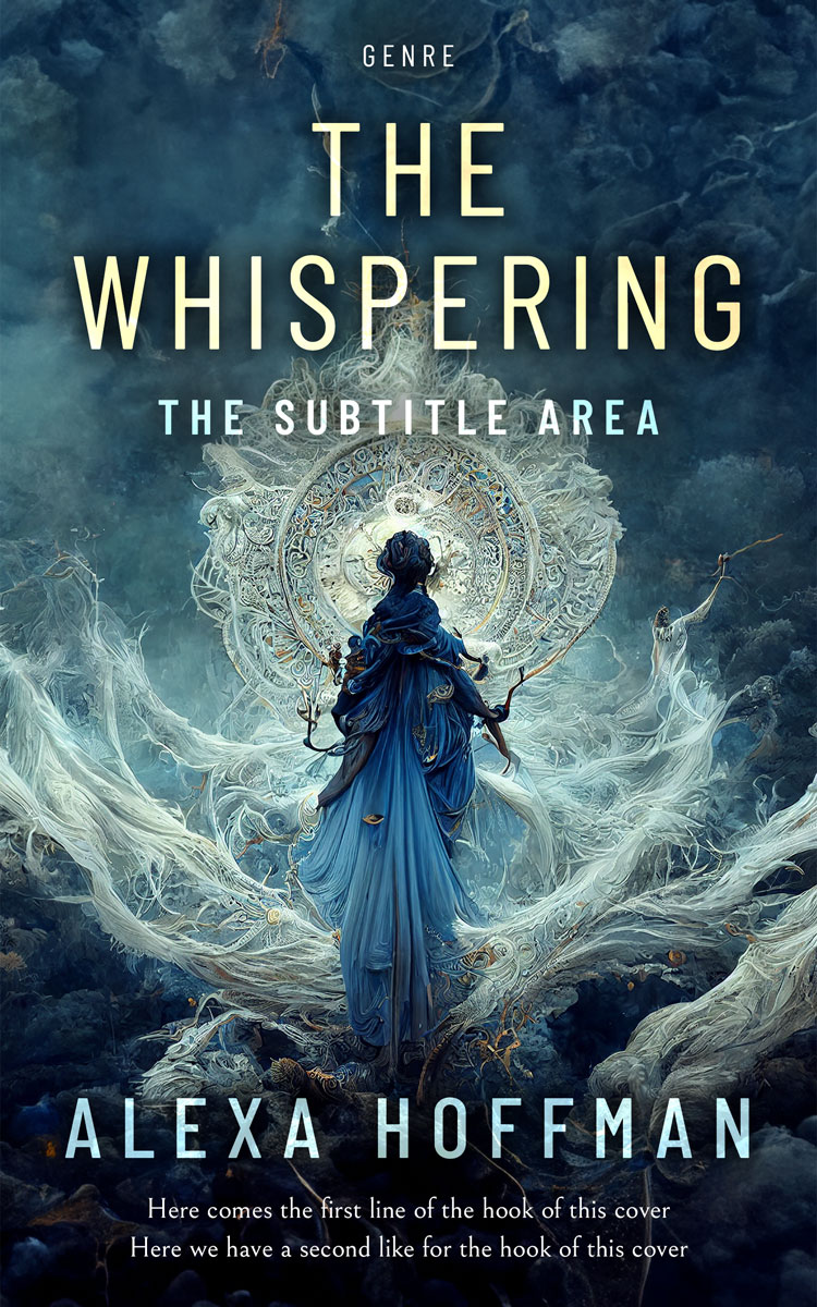 2D view of Premade Fantasy Book Cover - Te Papa Green