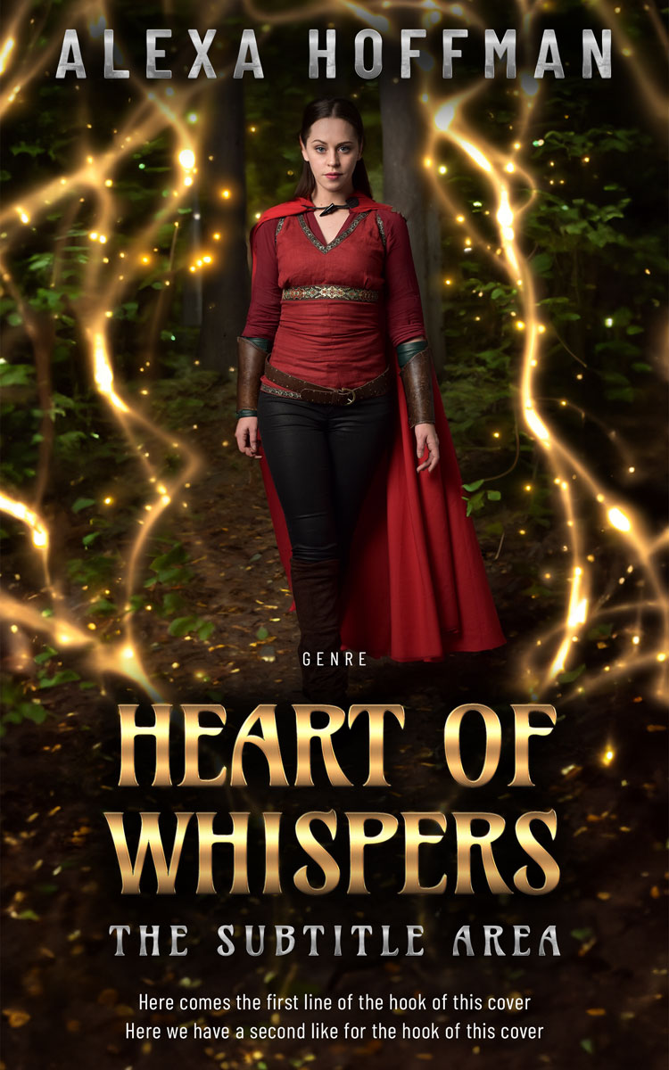 2D view of Premade Fantasy Book Cover - Karaka