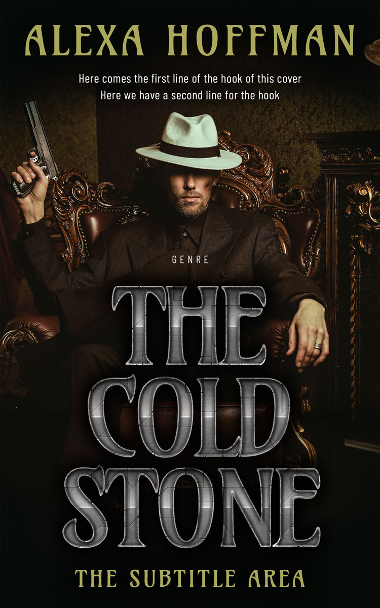 2D view of Premade Mystery & Thriller & Suspense Book Cover - Zeus