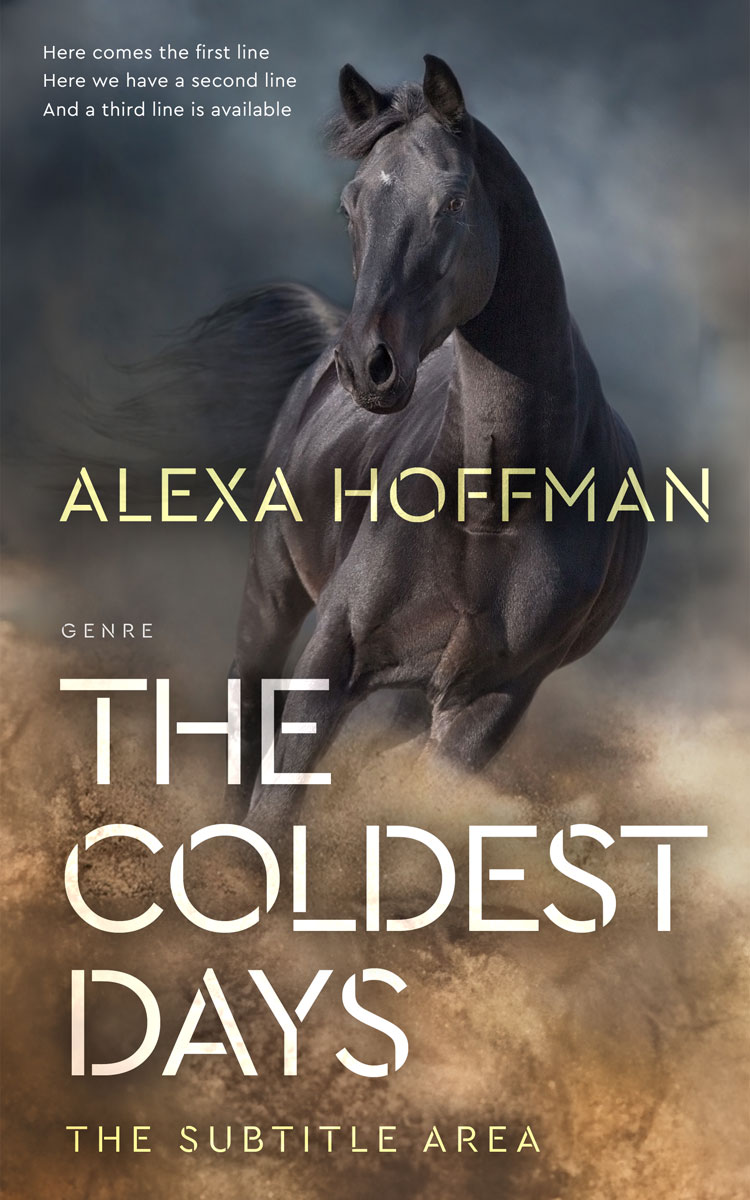 2D view of Premade Western Book Cover - Soya Bean