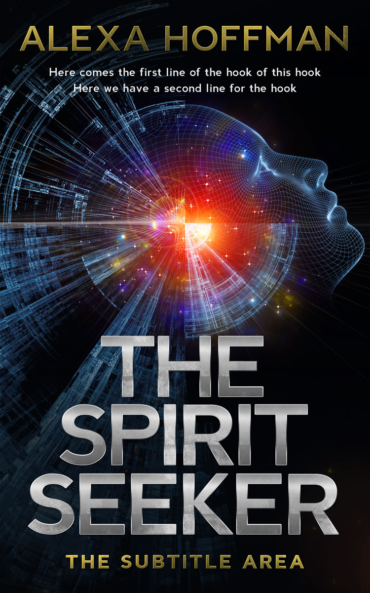 2D view of Premade Science & Nature Book Cover - Quicksand