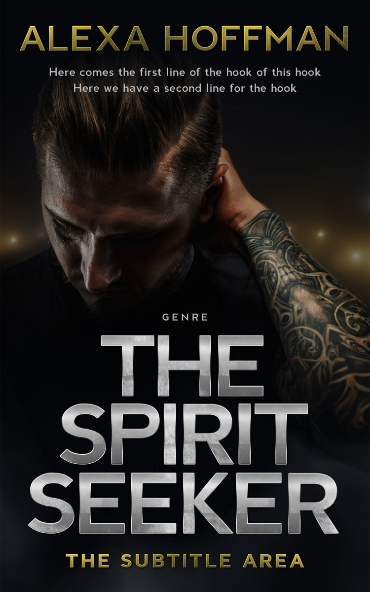 2D view of Premade Erotica Book Cover - Cod Gray