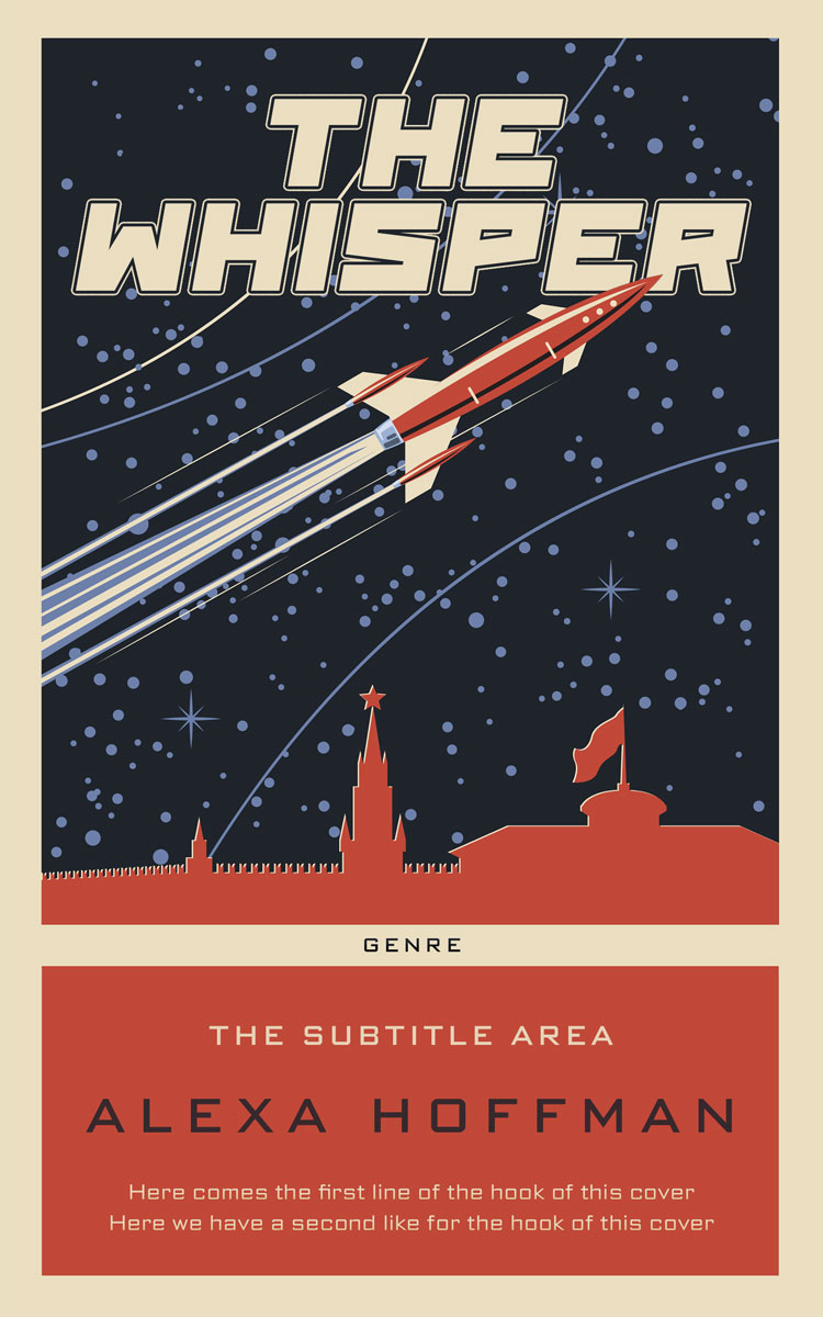 2D view of Premade Science Fiction Book Cover - Bone