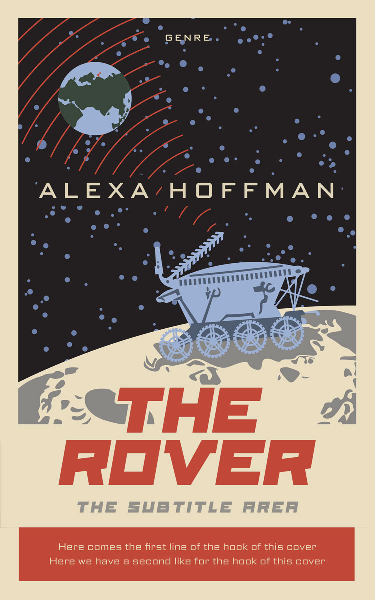 2D view of Premade Science Fiction Book Cover - Thunder